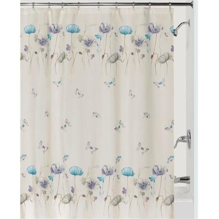 CHESTERFIELD LEATHER Garden Gate Shower Curtain - Purple CH11346
